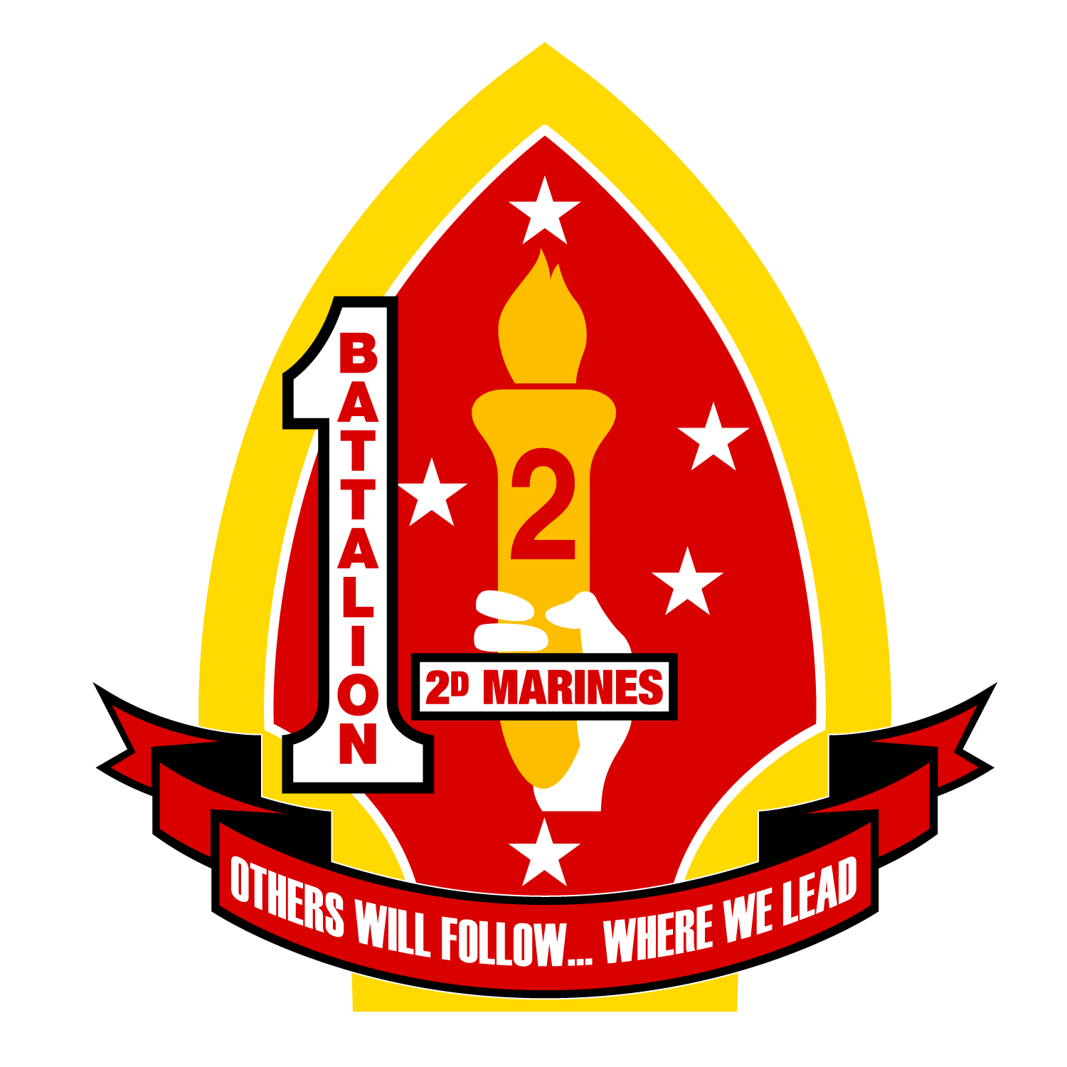 1st Bn 2nd Marines Unit T-Shirt