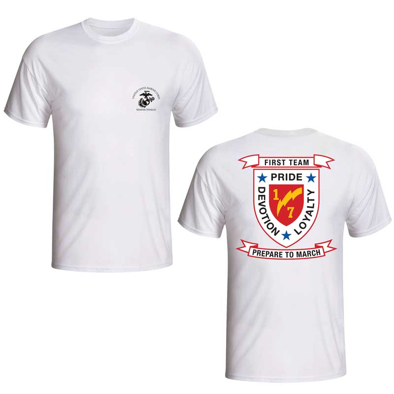 1st Bn 7th Marines Suicide Charlie Marines Unit T-Shirt