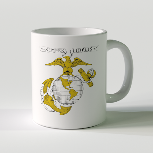 USMC Master Gunnery Sergeant Coffee Mug, USMC MGySgt Coffee Mug