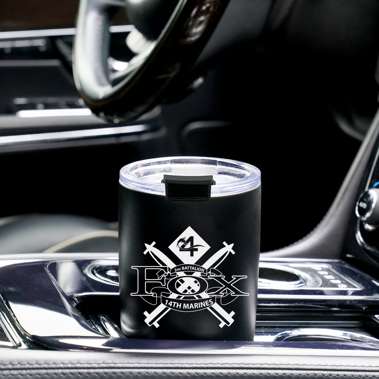 Fox Co 2nd Battalion 14th Marines Unit Logo Tumblers- 20 OZ