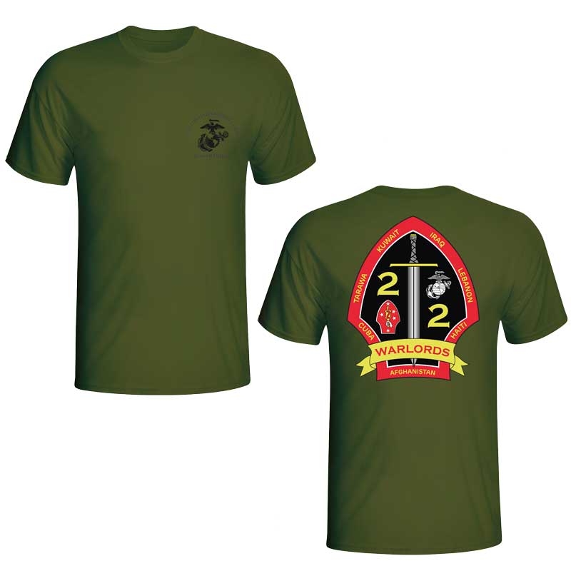 2nd Bn 2nd Marines Unit T-Shirt