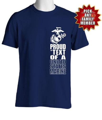 Proud Parent* of a United States Marine – Marine Graduation T-shirt