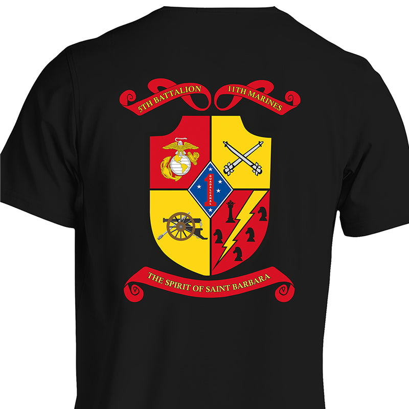 5th Bn 11th Marines USMC Unit T-Shirt