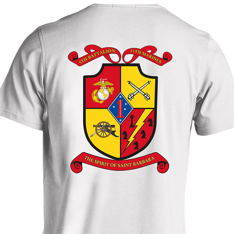 5th Bn 11th Marines USMC Unit T-Shirt