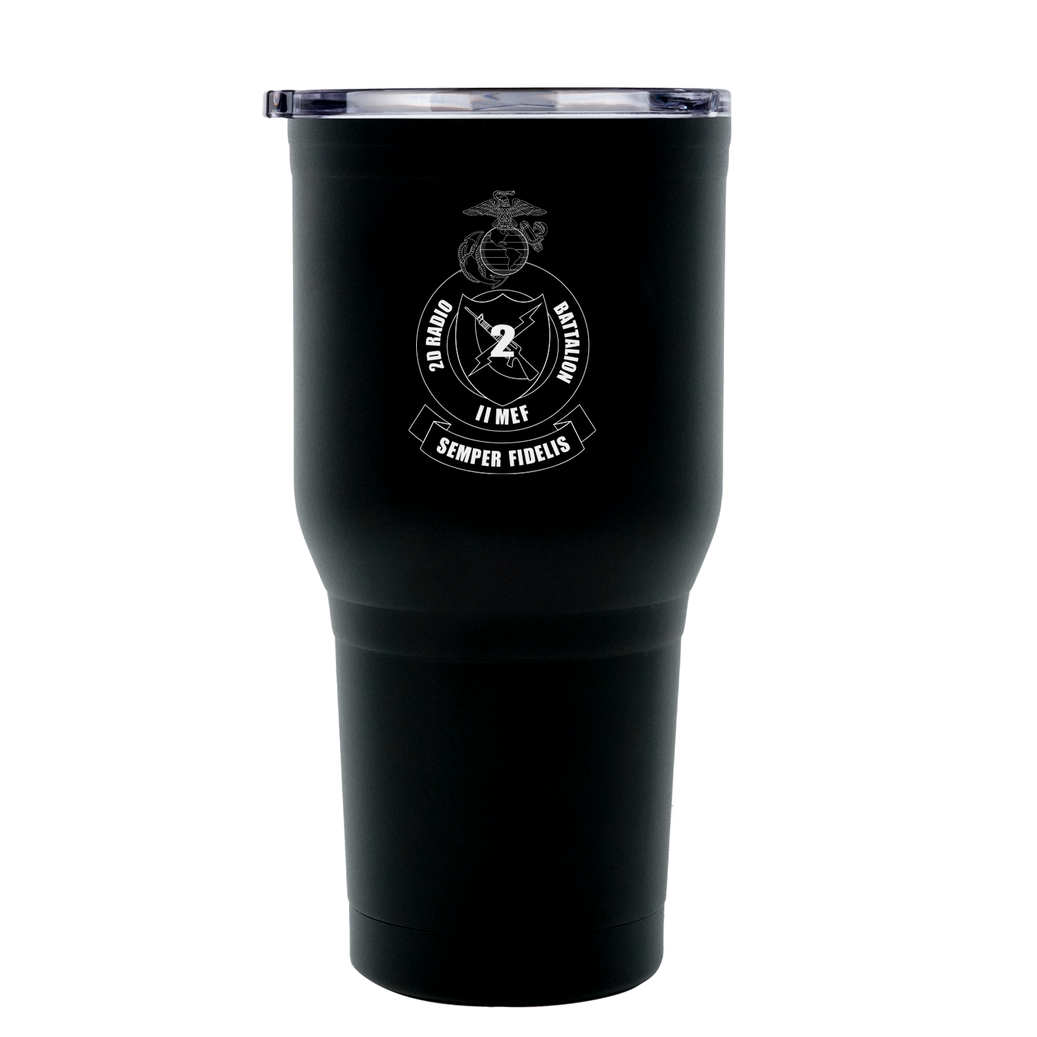 2D Bn USMC Stainless Steel Marine Corps Tumbler- 30 oz