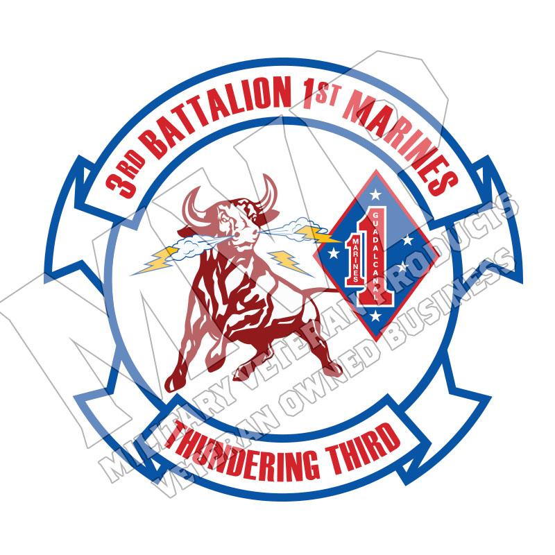 3dBn 1st Marines logo 3/1 USMC logo