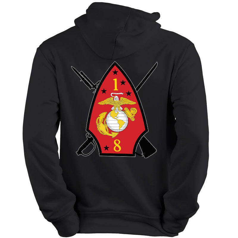 1st Bn 8th Marines Unit Sweatshirt