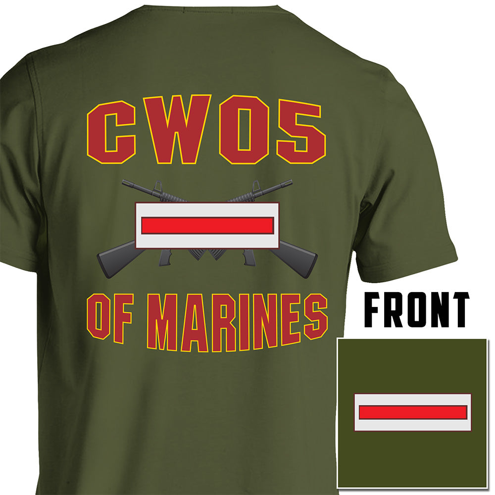USMC "Of Marines" Rank T-Shirt - All Marine Corps Rank Insignia Available