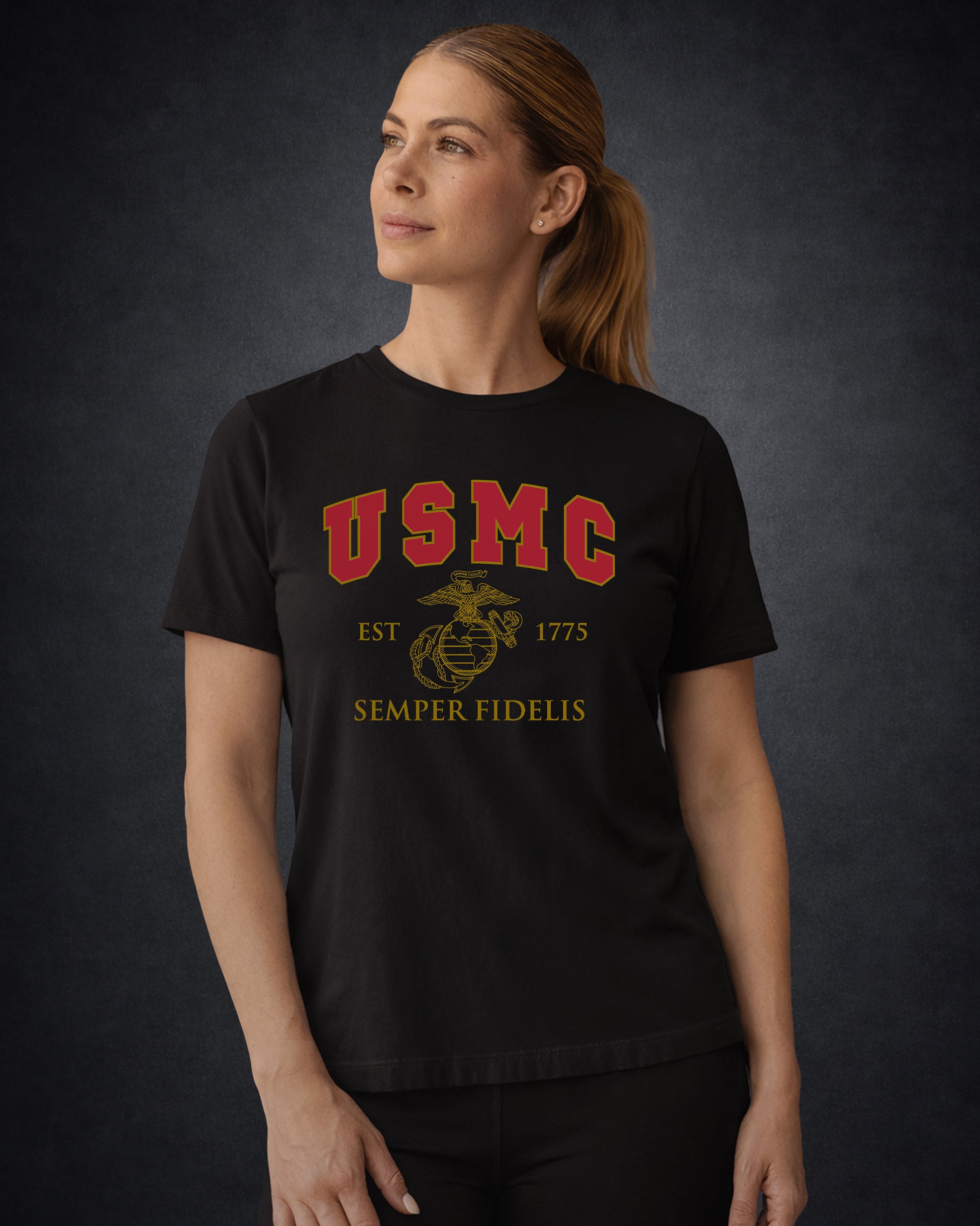 Ladies' USMC T-Shirt - Marine Corps Shirt for Women