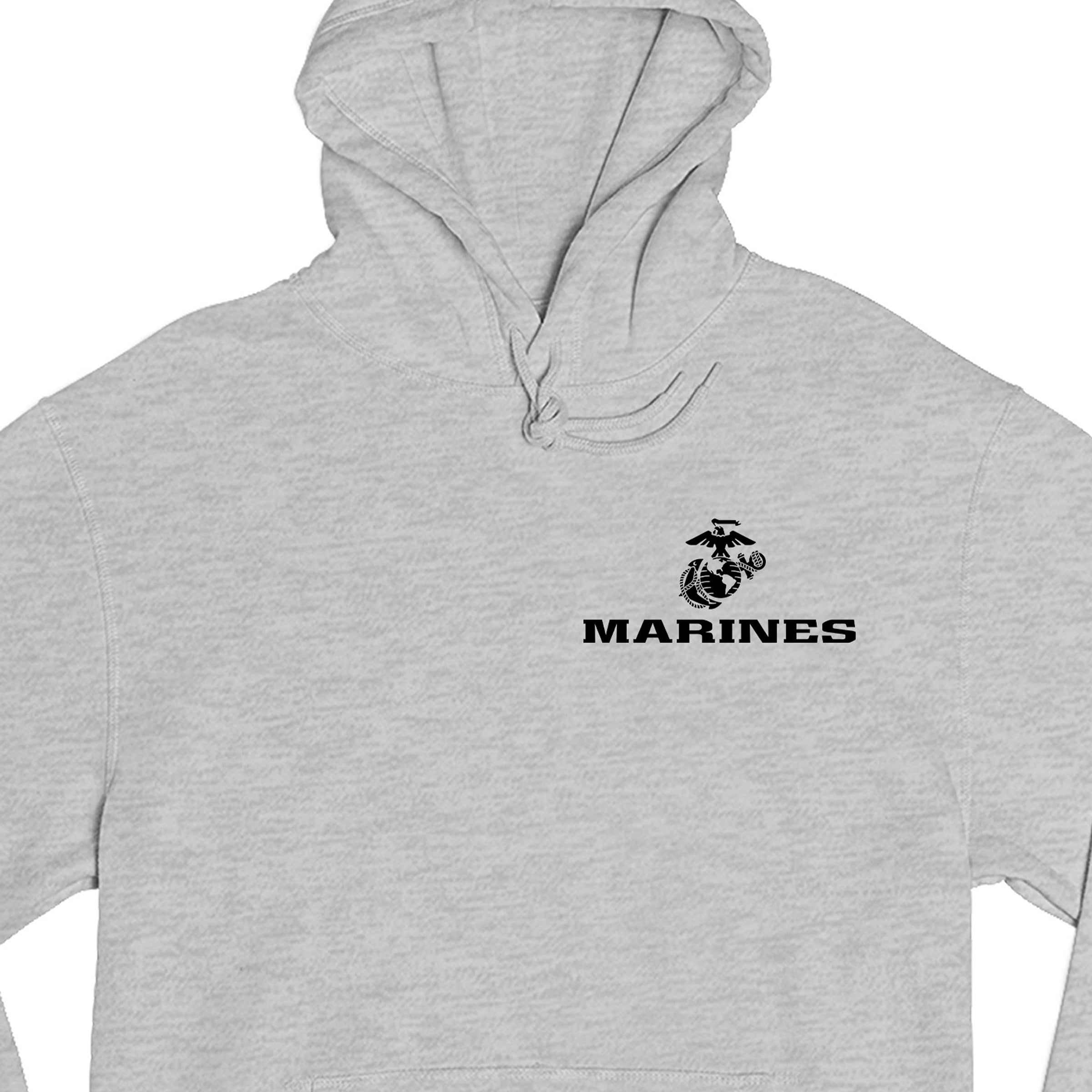 Marines Eagle Globe & Anchor Chest Seal Hoodie
