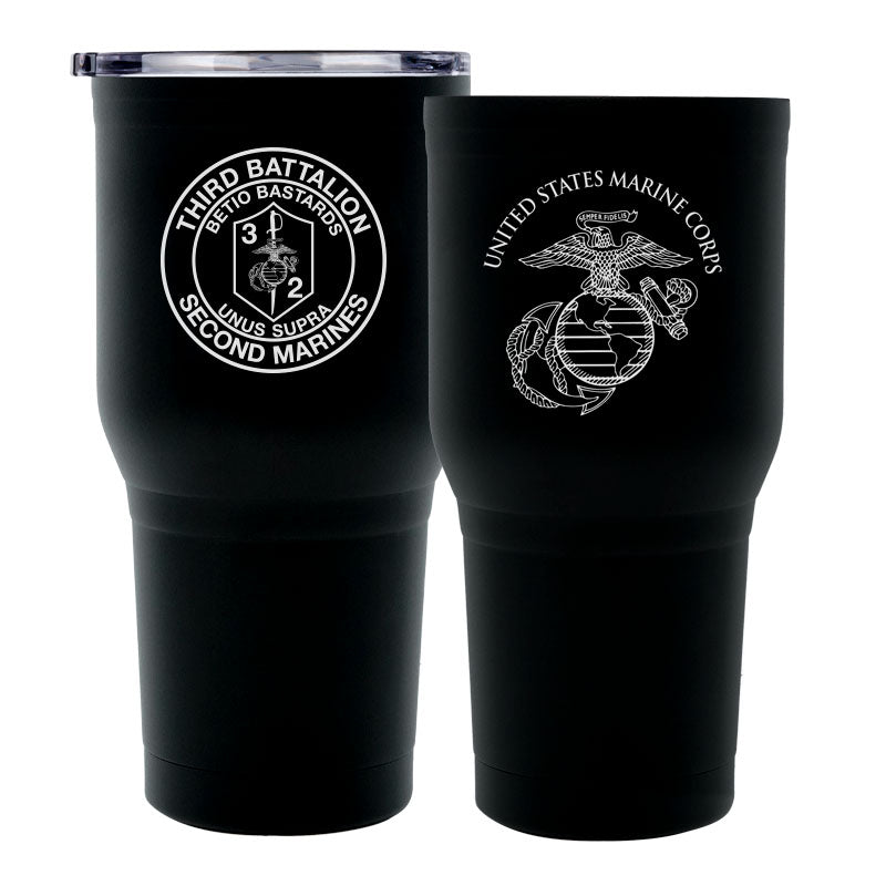 3rd Battalion 2nd Marines USMC Tumbler-Great USMC Gift Idea