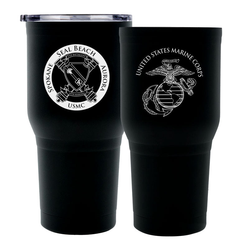 5th Bn 14th Marines logo tumbler, 5th Bn 14th Marines coffee cup, 5th Battalion 14th Marines USMC, Marine Corp gift ideas, USMC Gifts for women