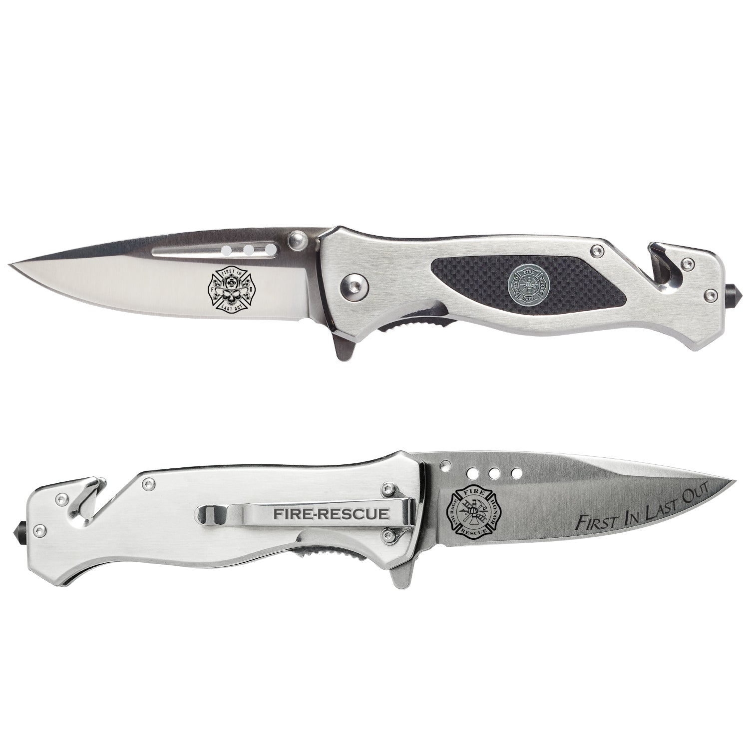 Firefighter Elite Tactical Knife-Spring Assisted Firefighter Rescue Knife