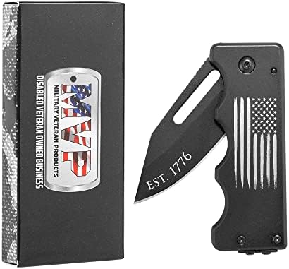 American Flag - Money Clip Pocket Knife