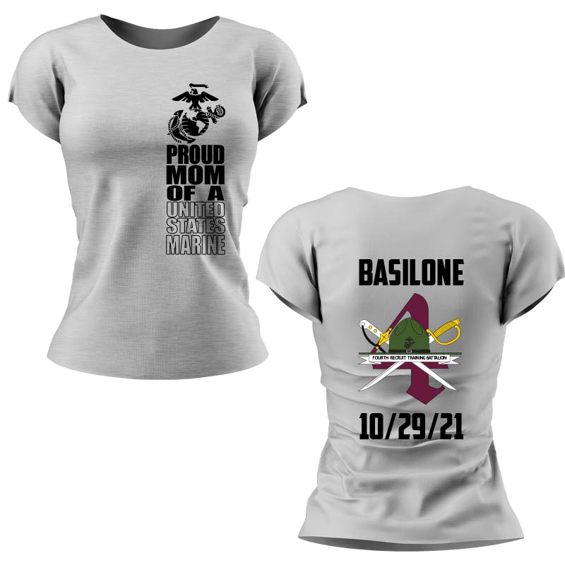 Ladies Proud Parent* of a United States Marine – Women's Marine Graduation T-shirt