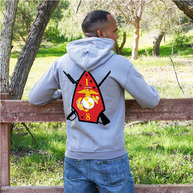 1st Bn 8th Marines Unit Sweatshirt
