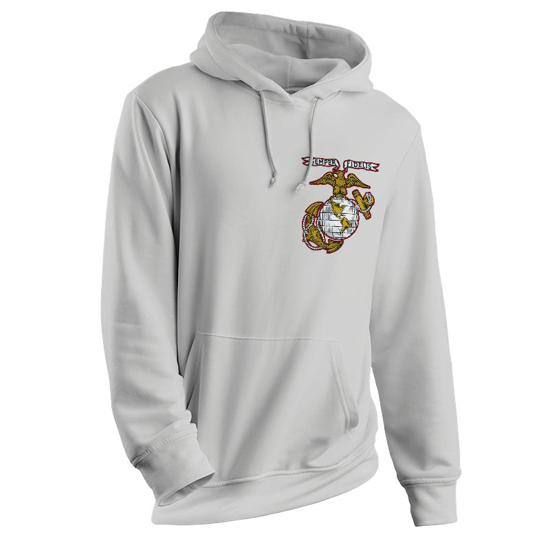 USMC Old Time EGA Patch Embroidered Marine Corps Hoodie