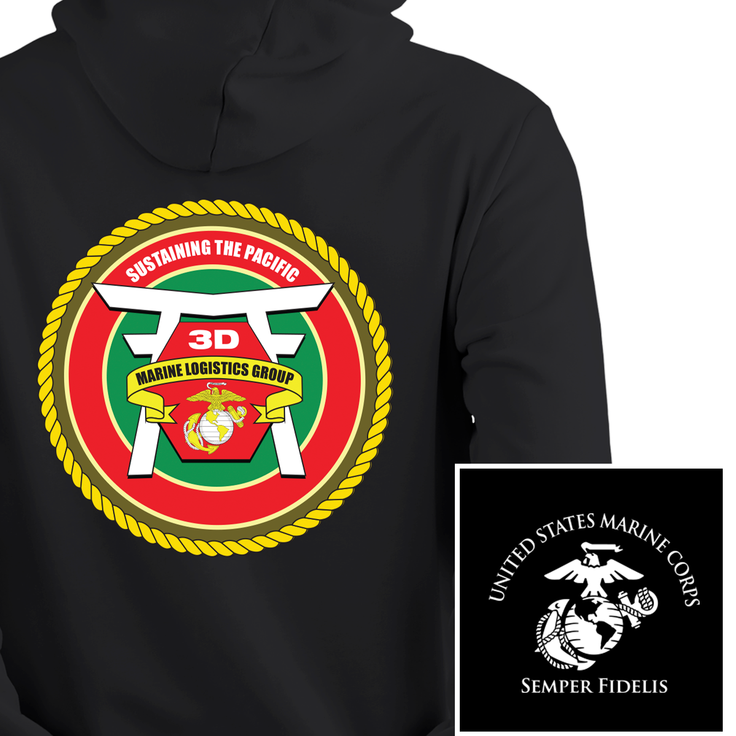 MALS-39 USMC Unit Hoodie (Hellhounds Version)
