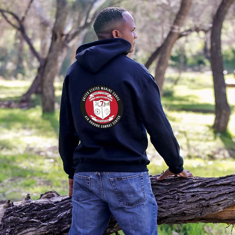 Combat Logistics Battalion 7 (Clb-7) Unit Logo Sweatshirt