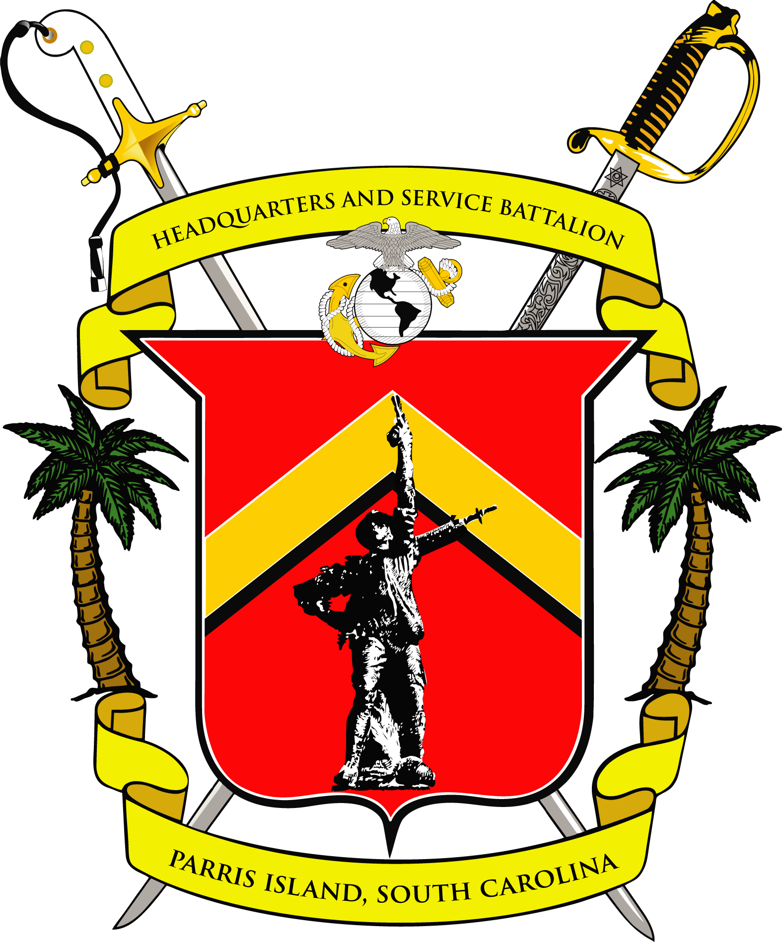 Headquarters & Support Bn Parris Island Unit T-Shirt