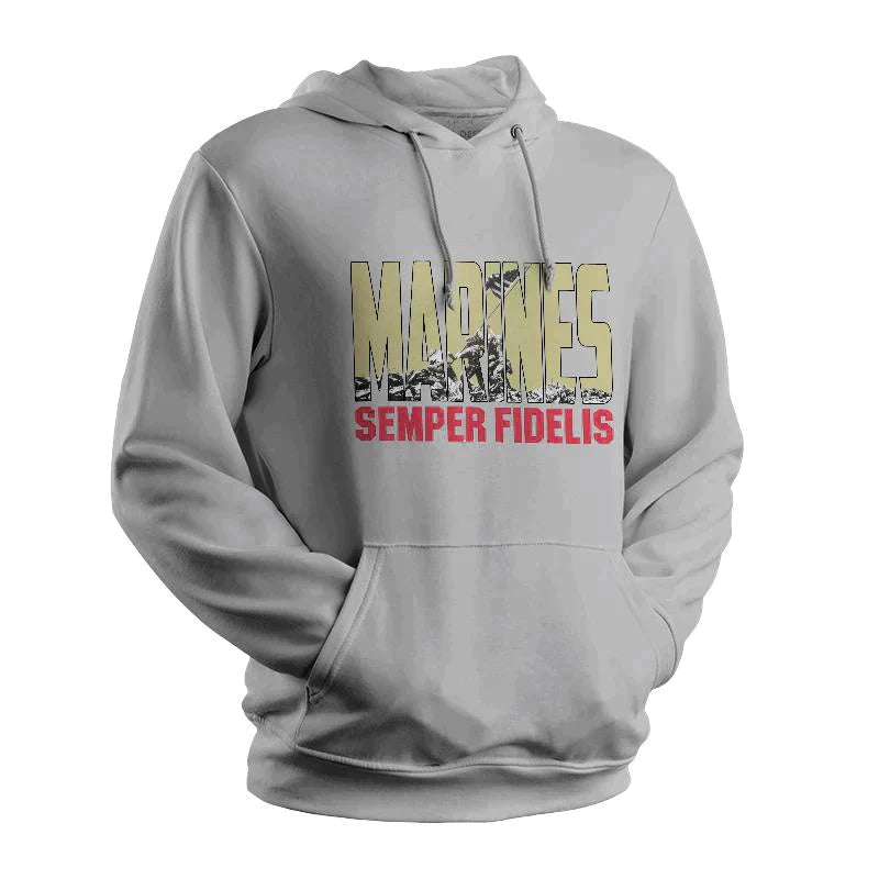 Marines Semper Fidelis Iwo Jima Hoodie
