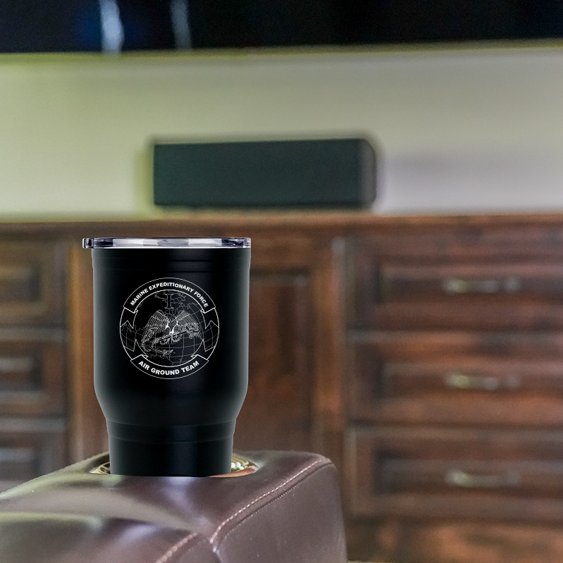 I Marine Expeditionary Force (IMEF) Unit Logo tumbler, IMEF USMC Unit Logo coffee cup, IMEF USMC, Marine Corp gift ideas, USMC Gifts for women