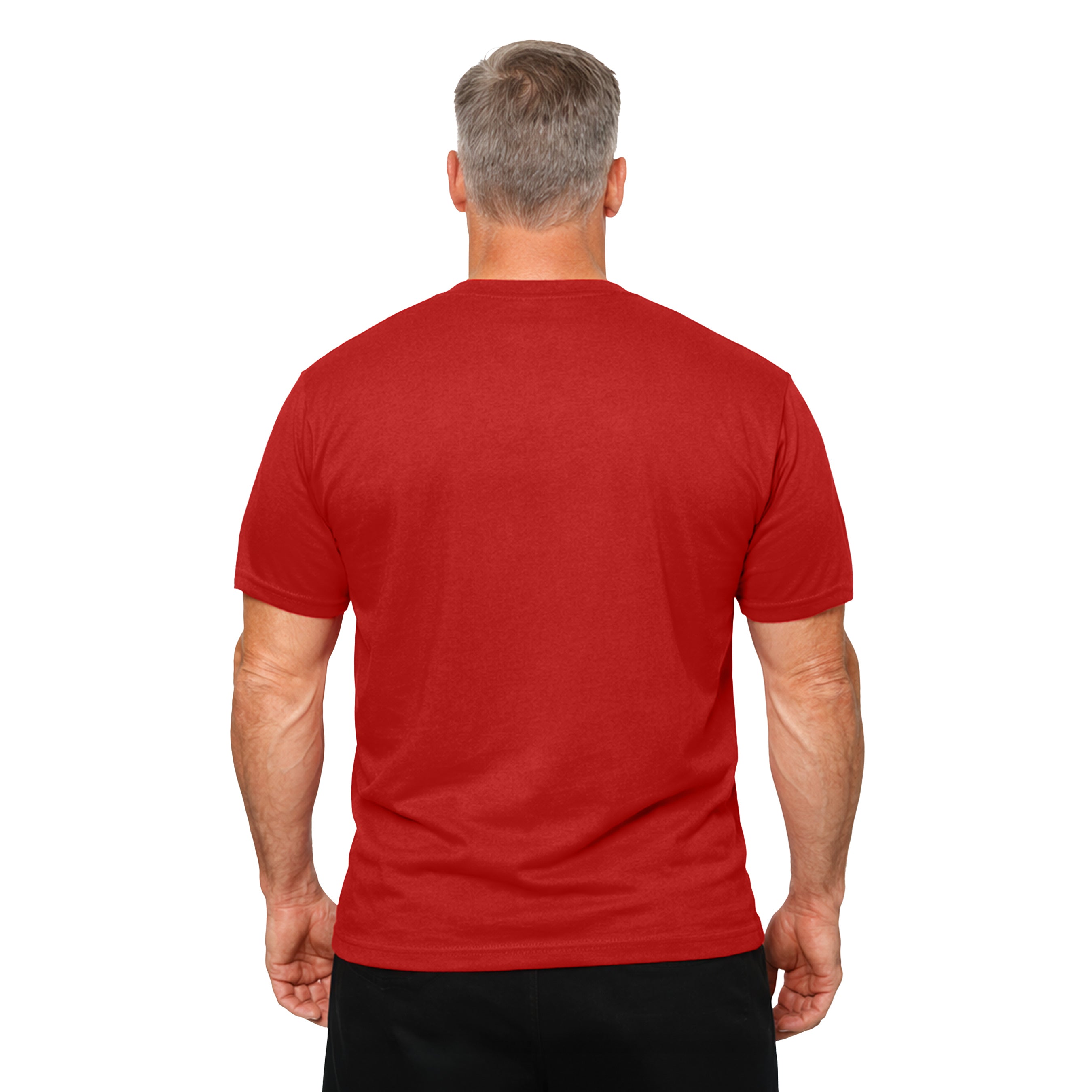 USMC Split Flag & EGA T-Shirt - Red