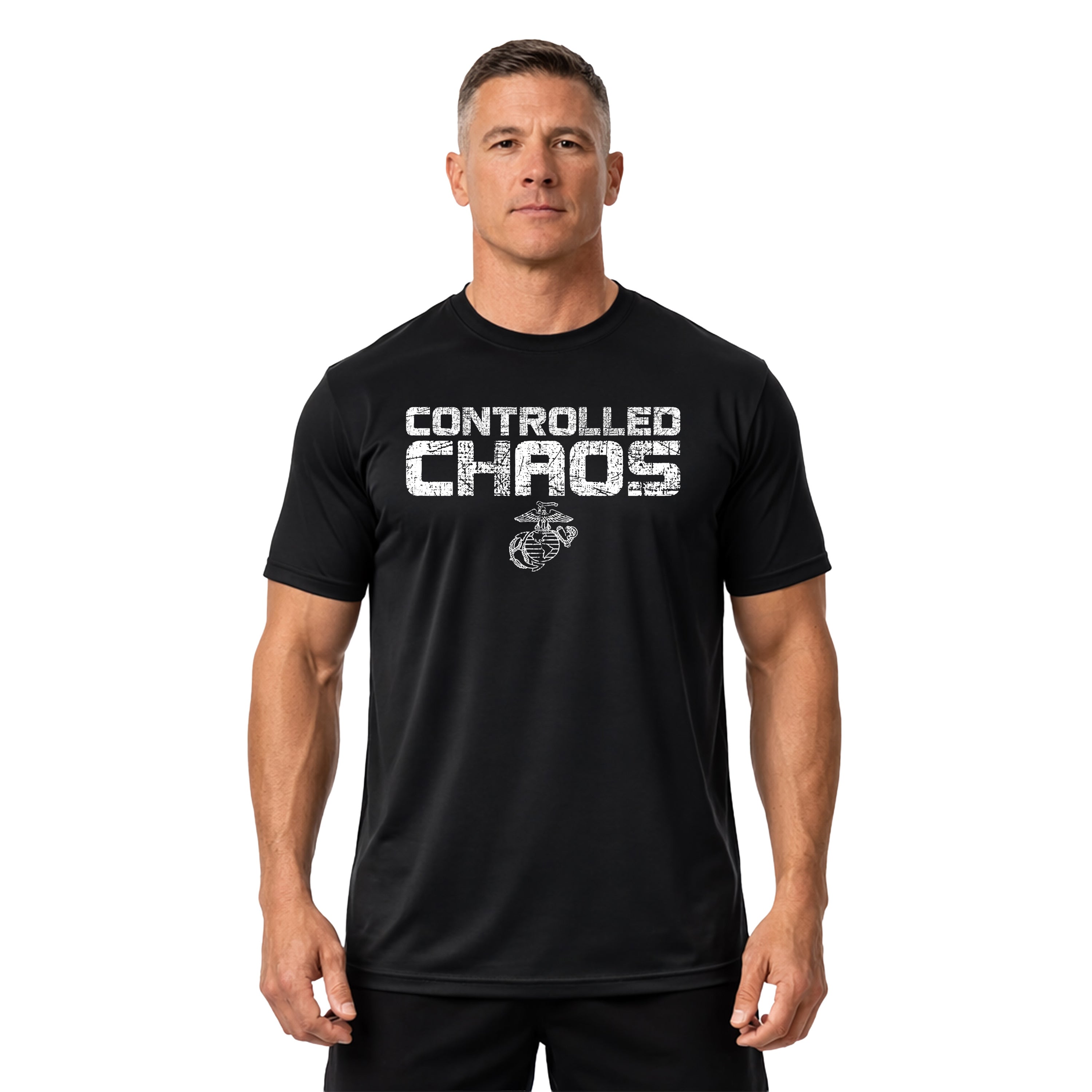 Marines Controlled Chaos Performance T-shirt