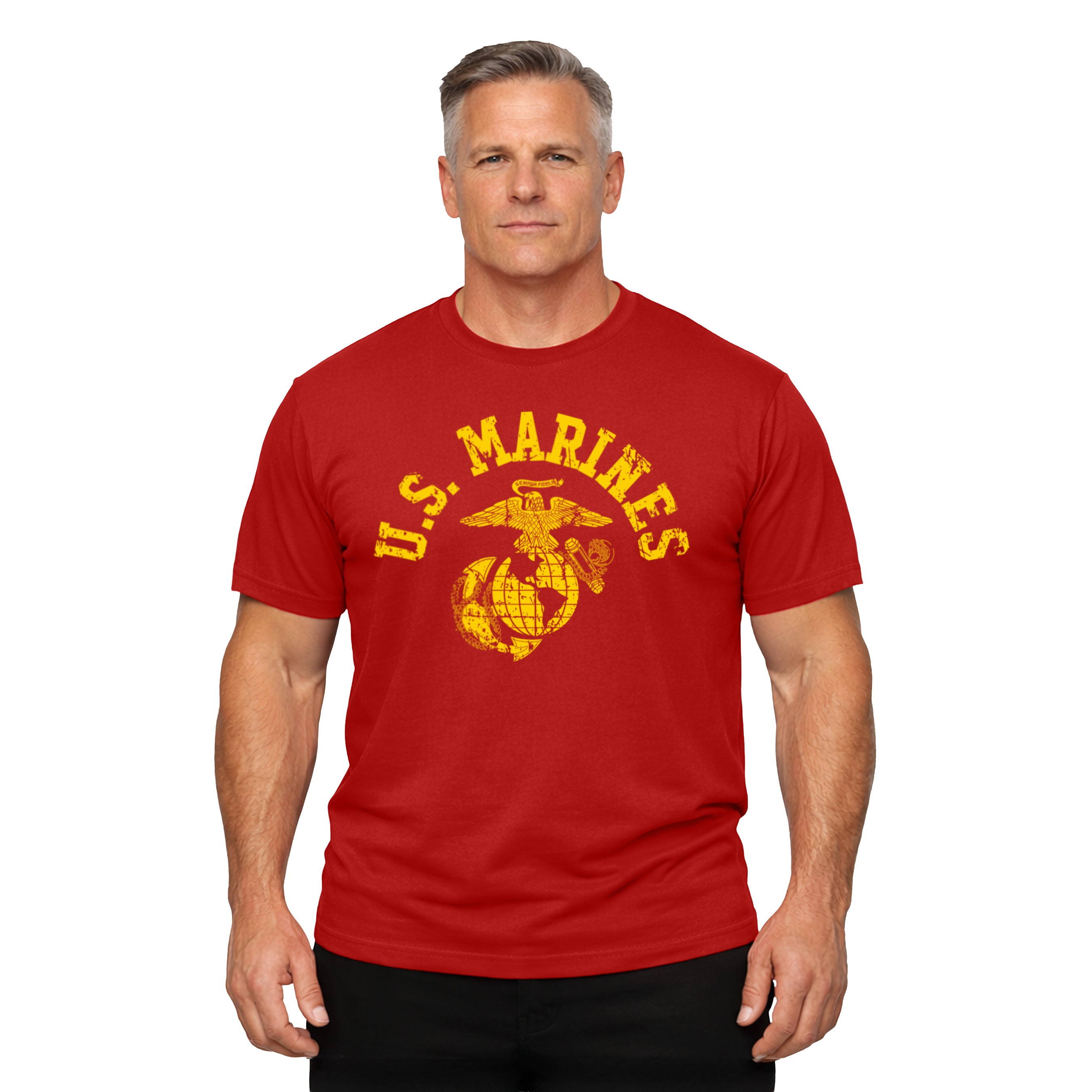 Old School U.S. Marines PT Shirt
