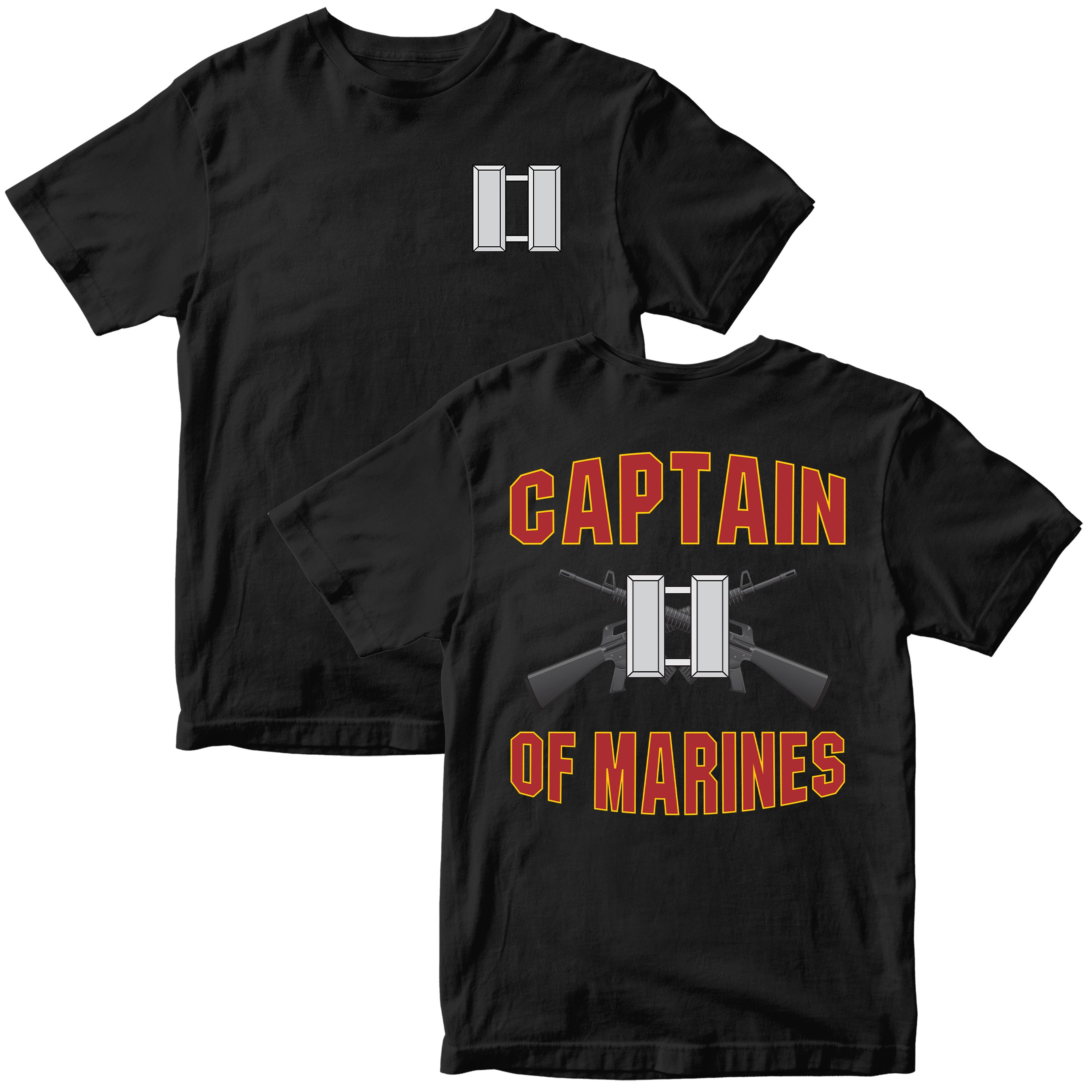 USMC "Of Marines" Rank T-Shirt - All Marine Corps Rank Insignia Available
