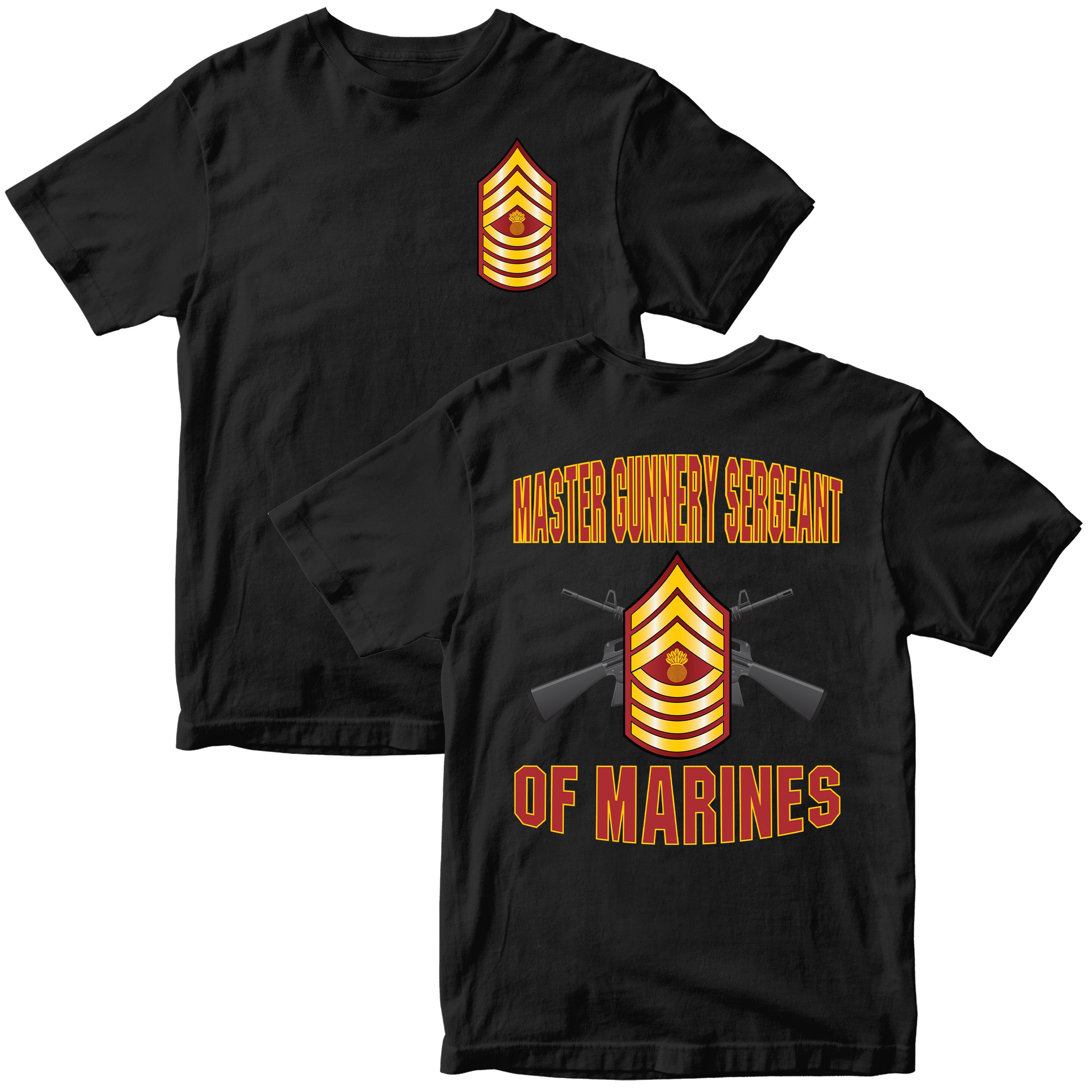 USMC "Of Marines" Rank T-Shirt - All Marine Corps Rank Insignia Available