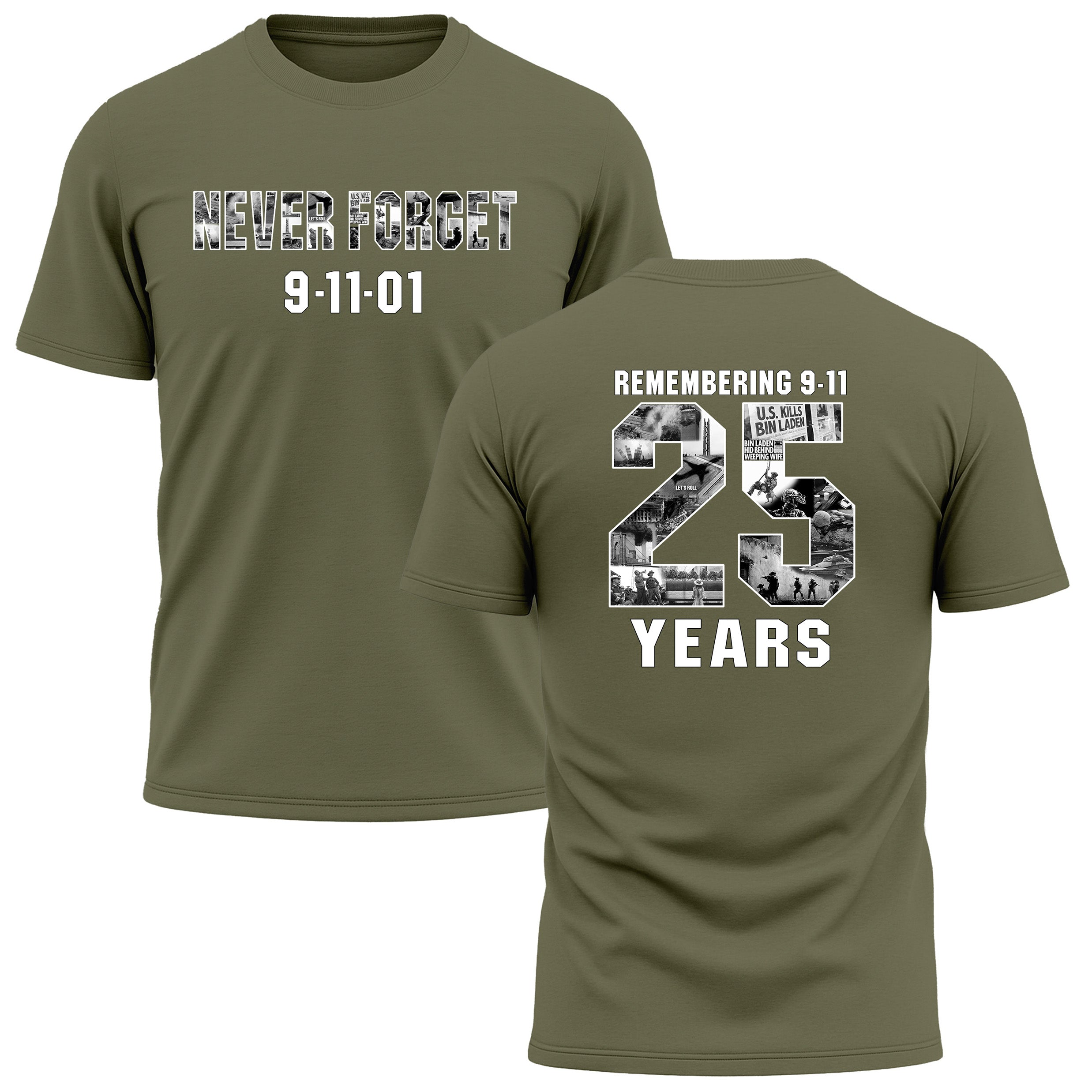 Never Forget 9/11 – 25 Years Performance T-Shirt