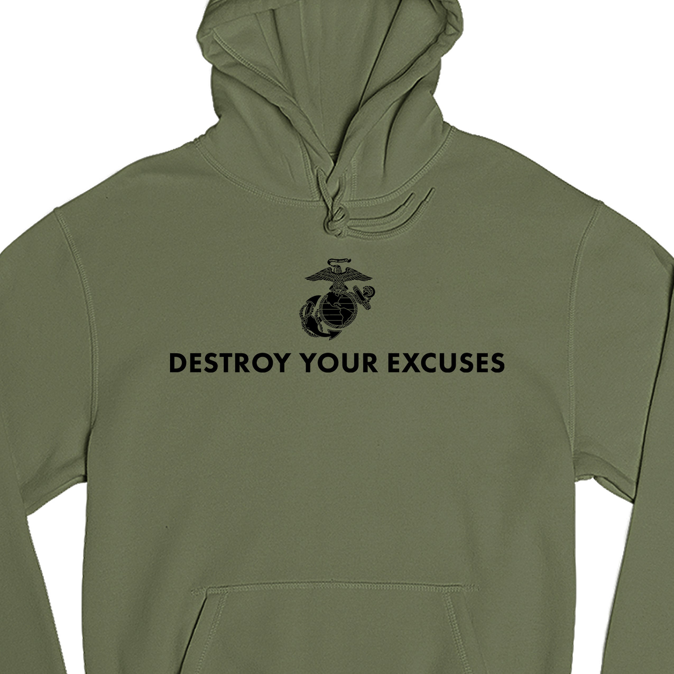 Marines "Destroy Your Excuses" Hoodie