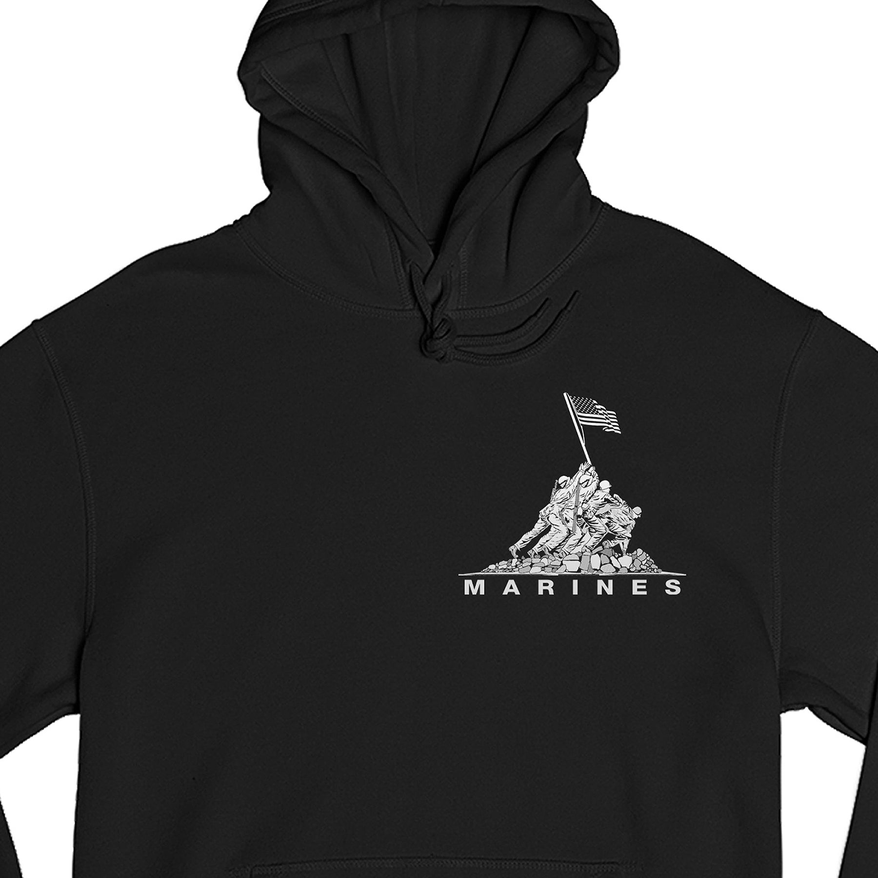 Marines Iwo Jima Chest Seal Hoodie