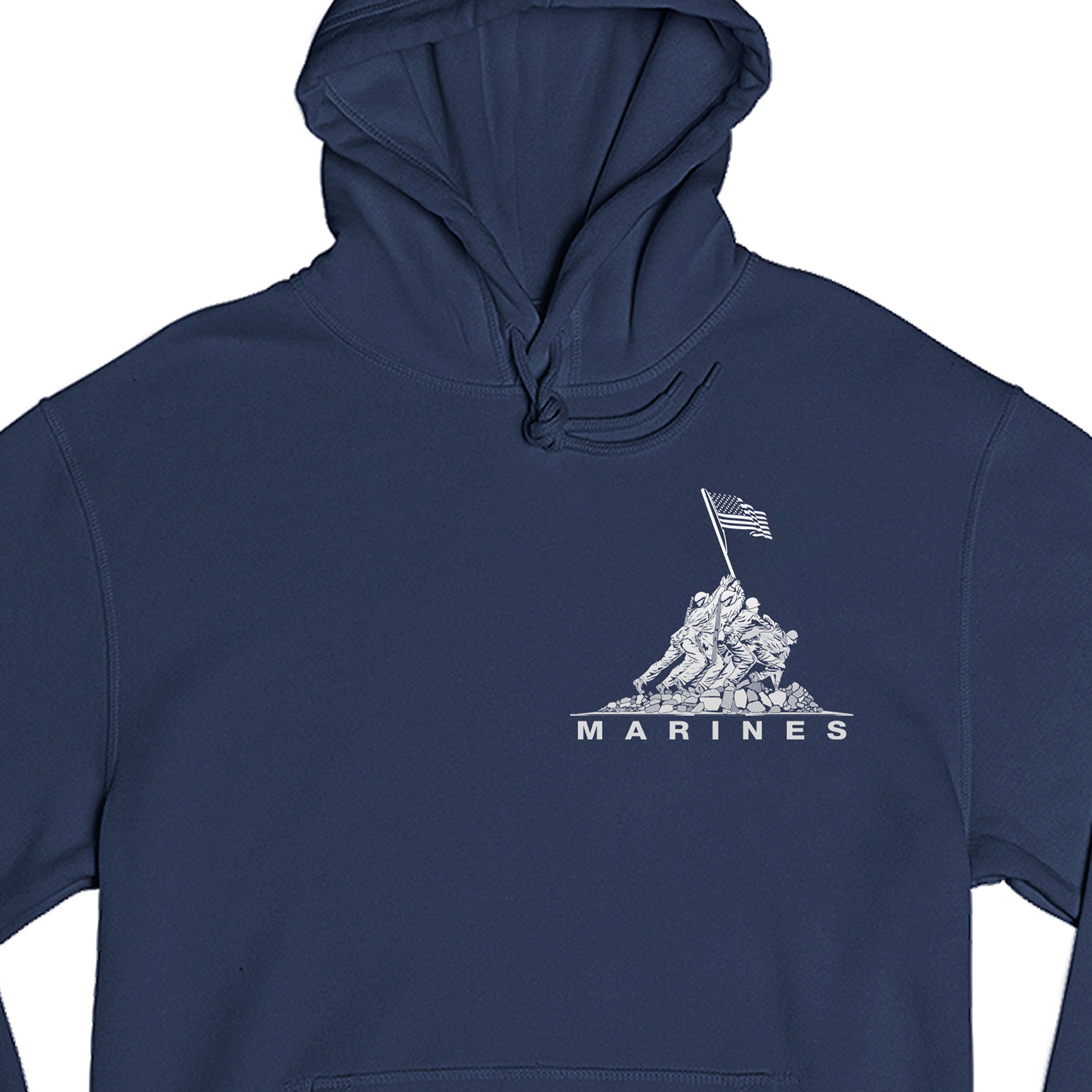 Marines Iwo Jima Chest Seal Hoodie