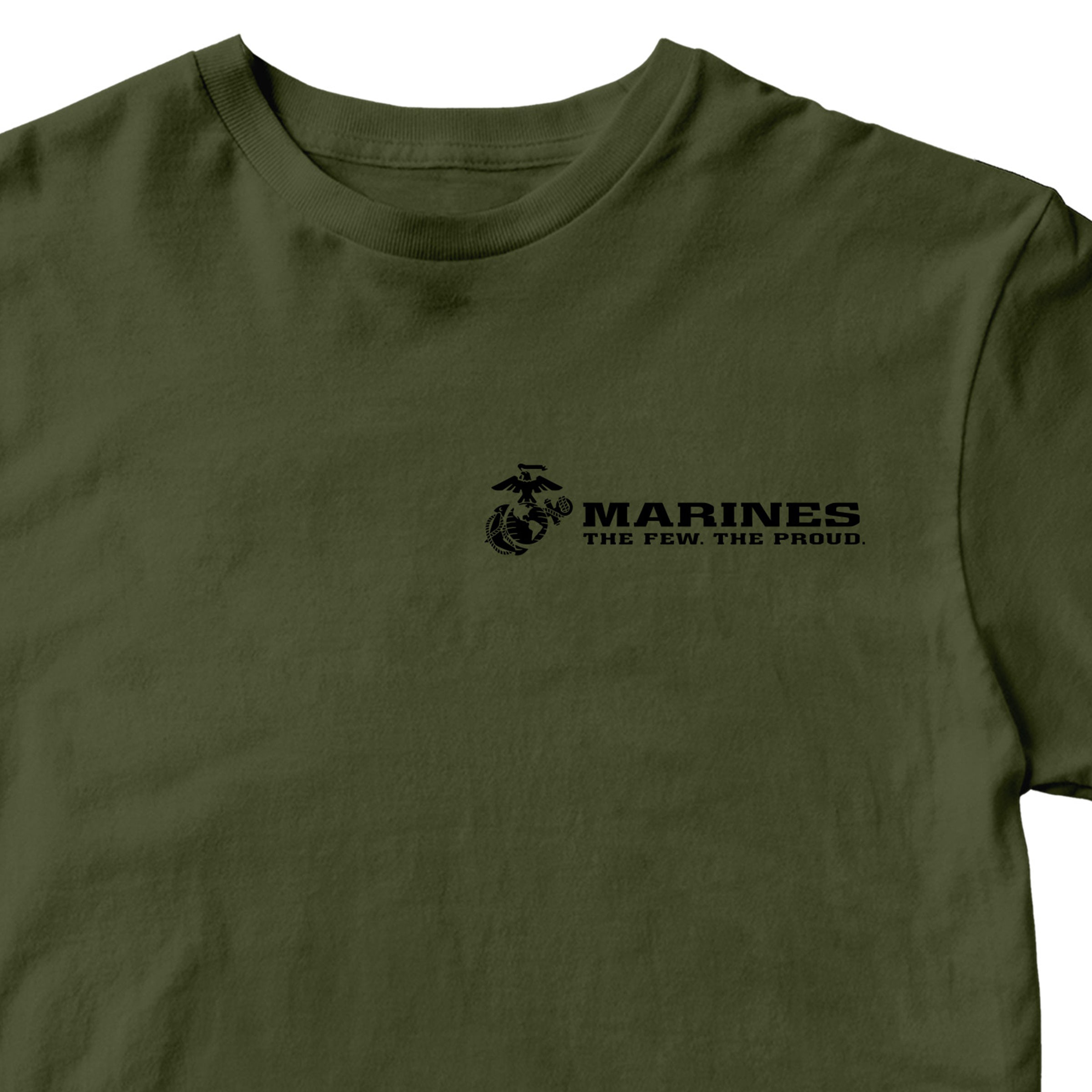 USMC The Few The Proud EGA Chest Seal T-shirt