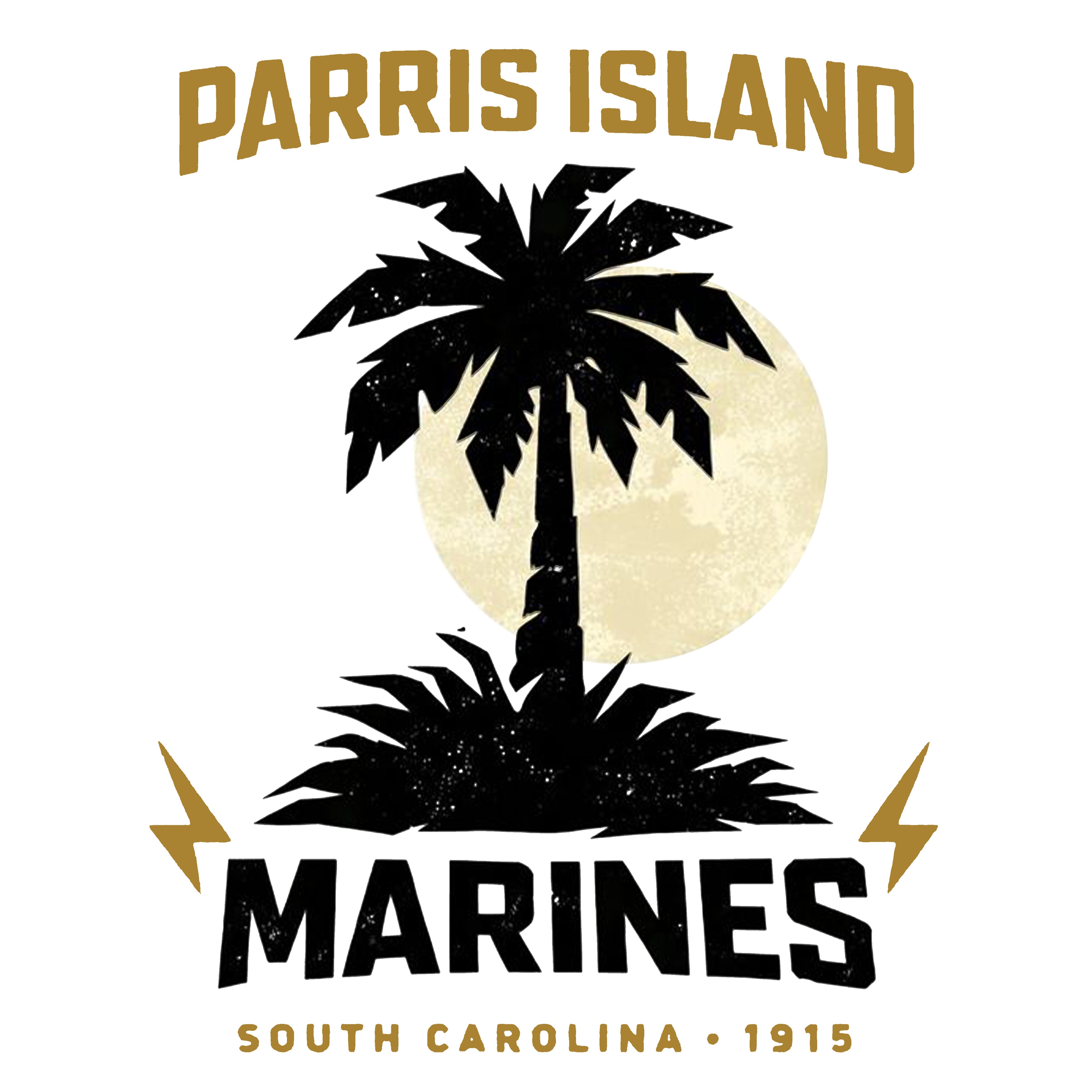 United States Marine Corps Parris Island South Carolina Palm Tree