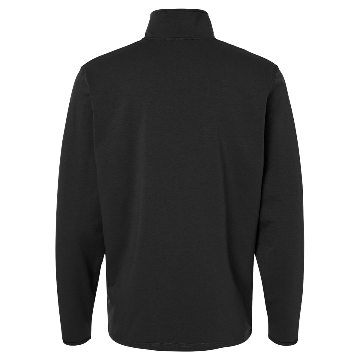 back view of black U.S. Marines Global Guardian performance quarter-zip pullover