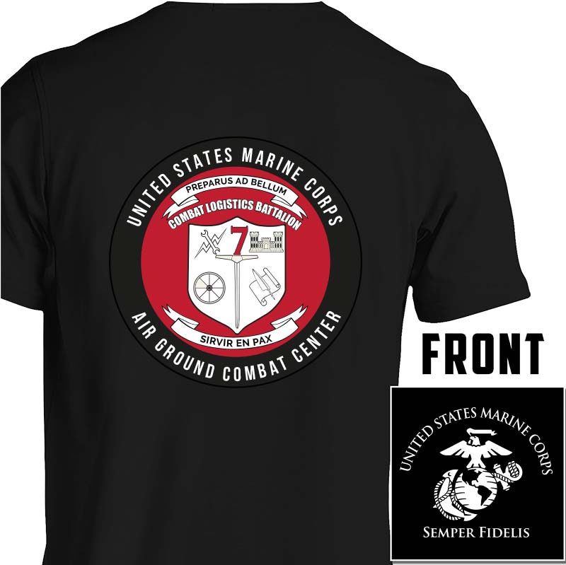 Combat Logistics Battalion 7 (CLB-7) Unit Logo T-Shirt