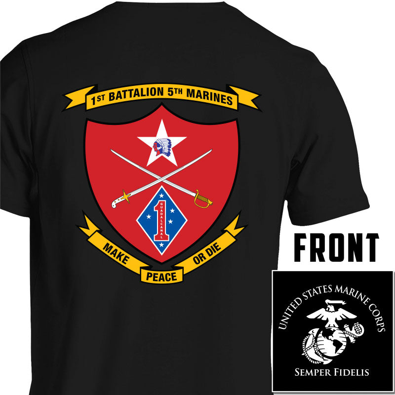 1st Battalion 5th Marines Unit T-Shirt