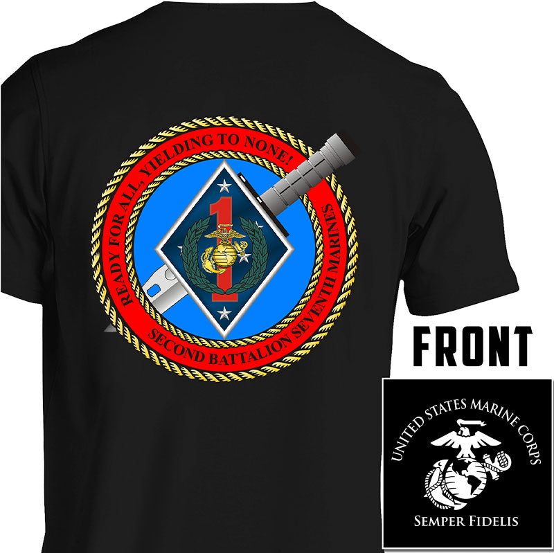 2nd Bn 7th Marines Unit T-Shirt