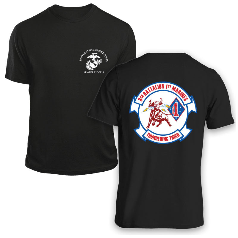 3rd Bn 1st Marines Unit T-Shirt