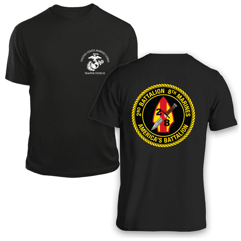 2nd Battalion 8th Marines Unit T-Shirt