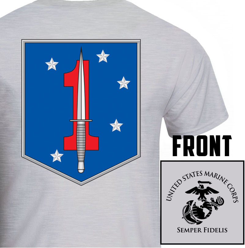 1st Marine Raider Bn USMC Unit T-Shirt