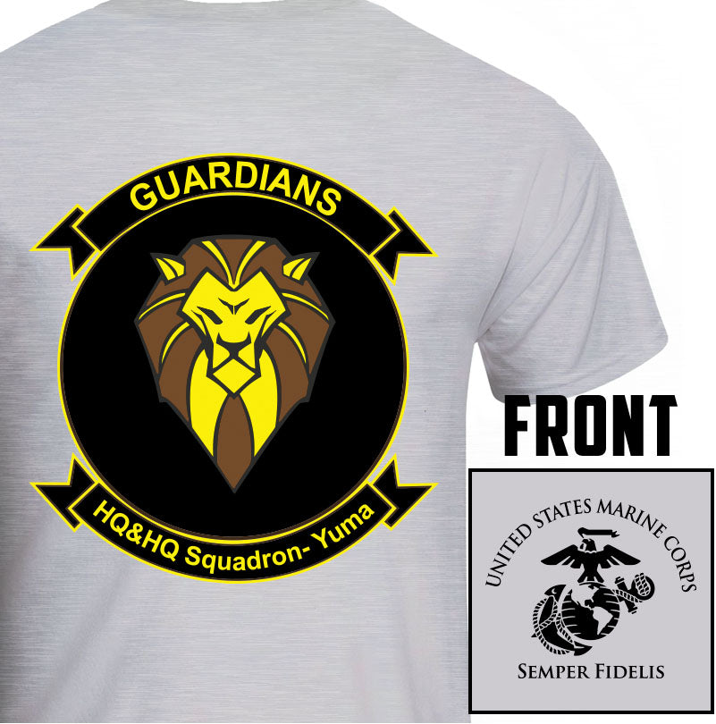 Guardians H&HS Squadron - Yuma USMC Unit T-Shirt