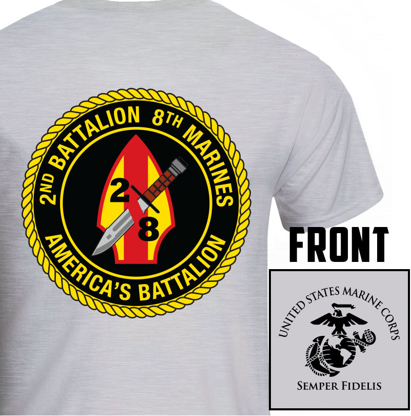 2nd Battalion 8th Marines Unit T-Shirt