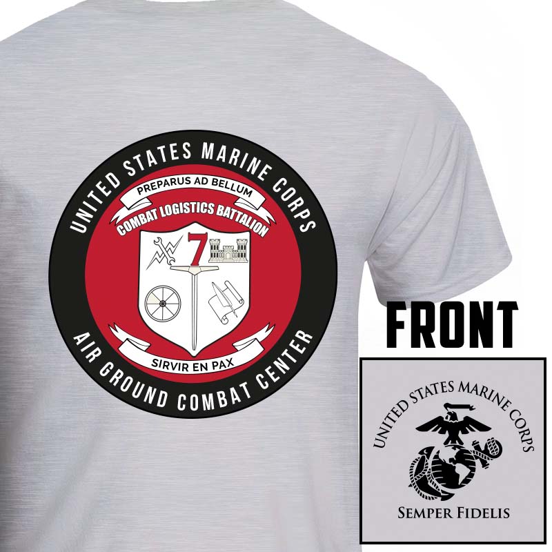 Combat Logistics Battalion 7 (CLB-7) Unit Logo T-Shirt