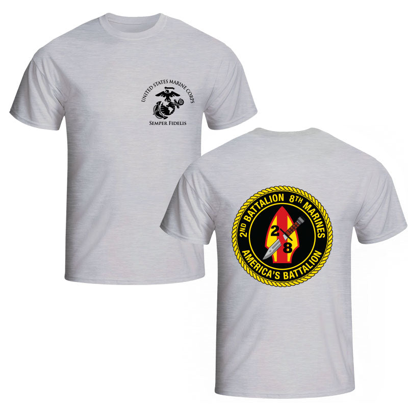2nd Battalion 8th Marines Unit T-Shirt