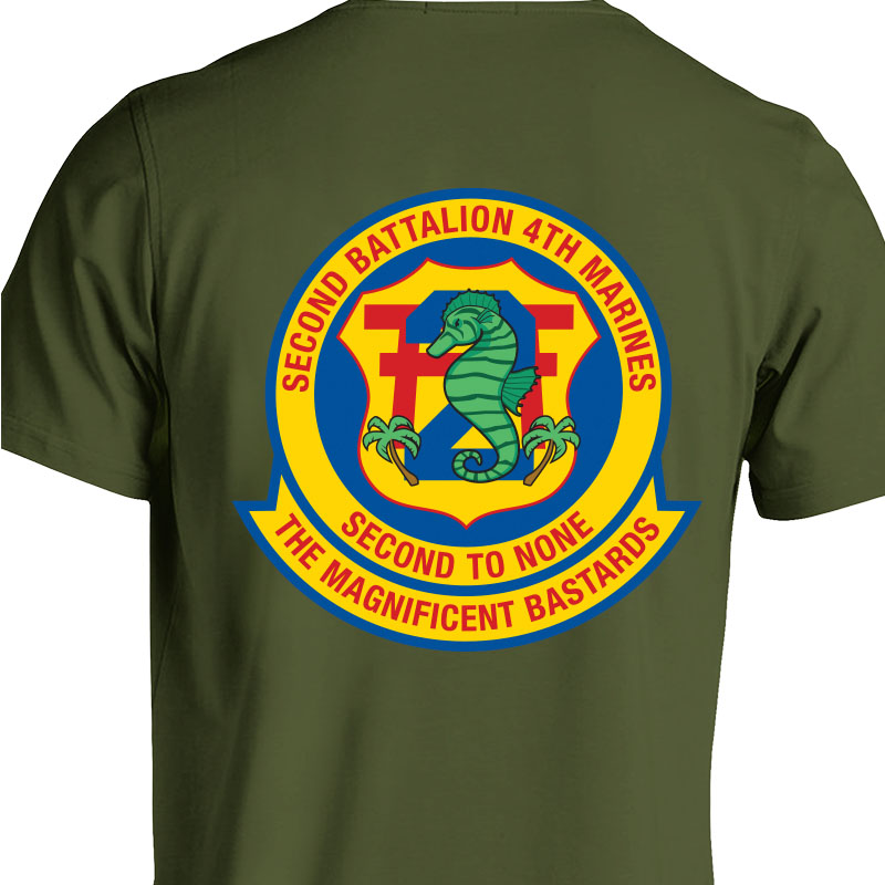 2nd Bn 4th Marines Unit T-Shirt