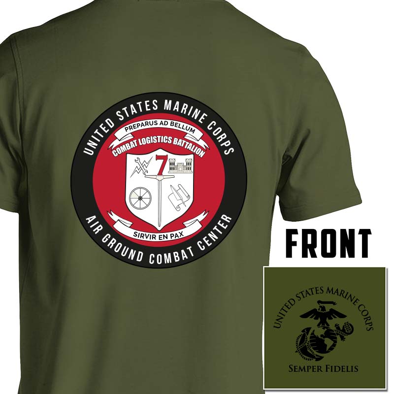 Combat Logistics Battalion 7 (CLB-7) Unit Logo T-Shirt